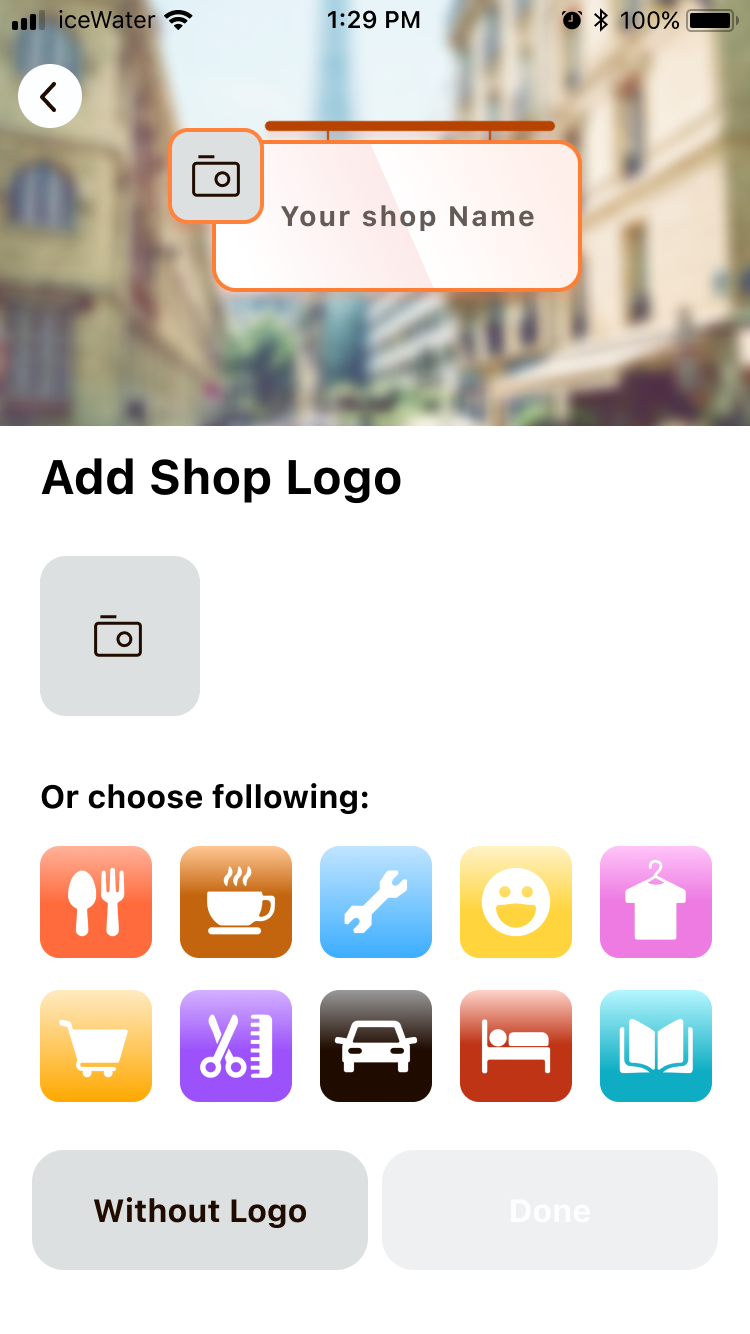 Add Shop Logo